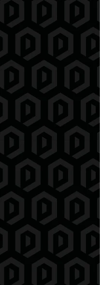 Un motif géométrique répétitif en noir et gris foncé formant des hexagones avec une lettre stylisée à l'intérieur.

Description générée par IA