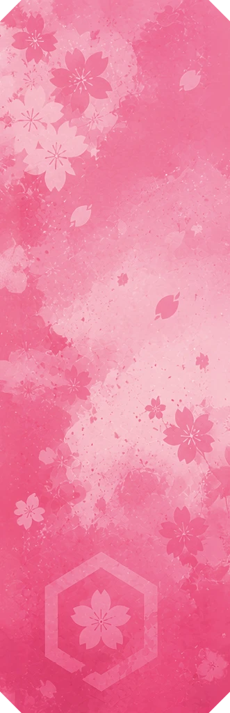 Fond rose avec des motifs floraux de cerisiers stylisés et des pétales dispersés dans un style artistique doux et aquarellé.

Description générée par IA